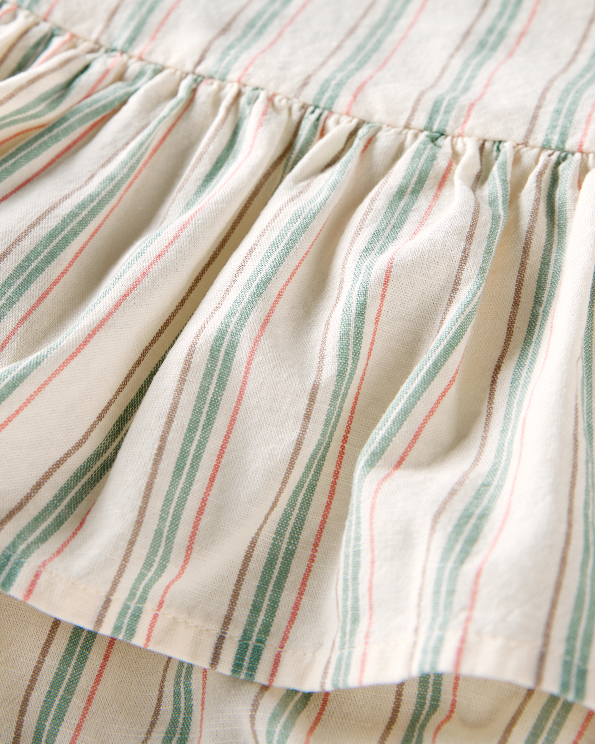 Carter's Baby Striped Sunsuit Made with Organic Cotton and Linen Blend