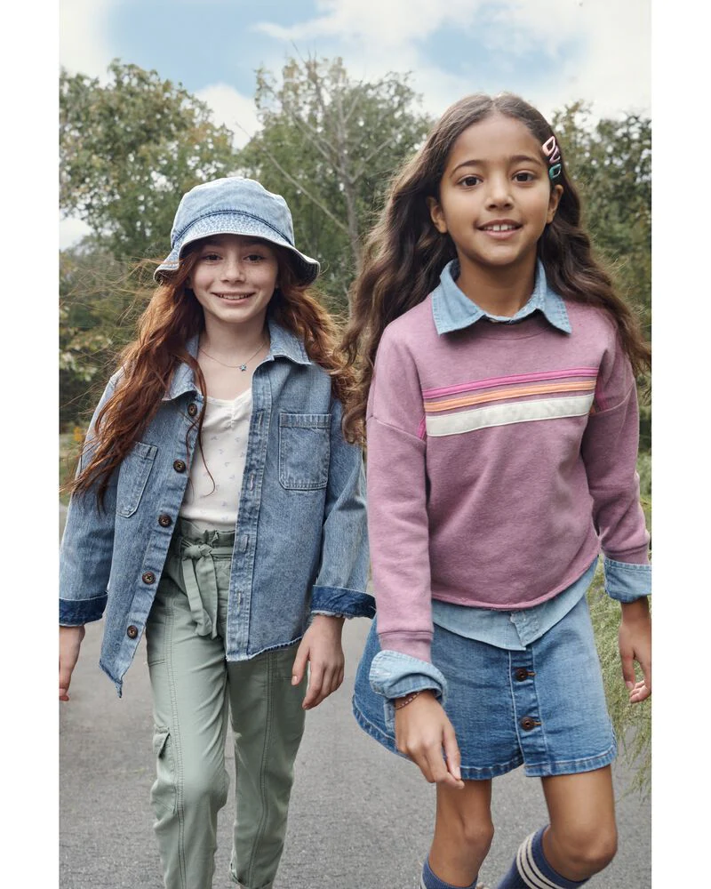 Oshkosh Soft Cotton & LENZING鈩?ECOVERO鈩?Paperbag Cargo Pants